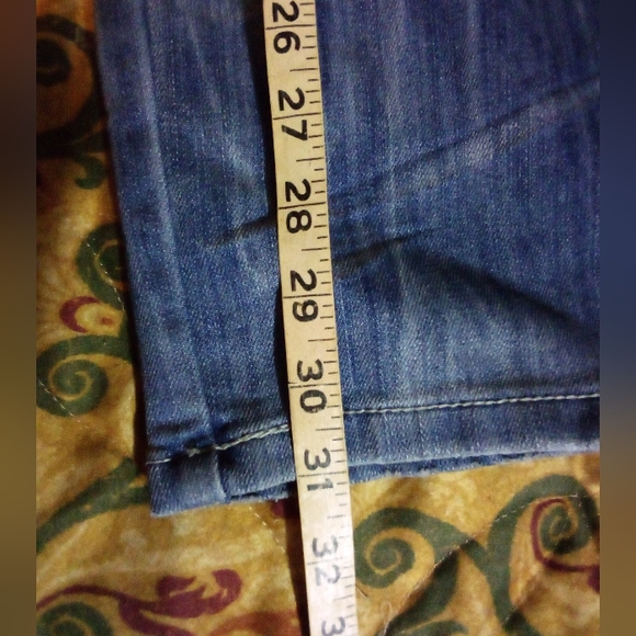 Almost Famous Stretch Denim Stone Washed Jeans Women 22 Blue - Picture 12 of 12